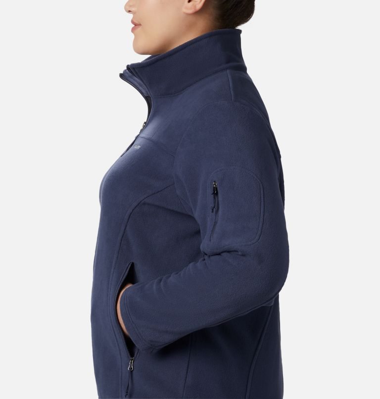 Women's Columbia Fast Trek II Jackets Navy | Plus Size CA-U68C4
